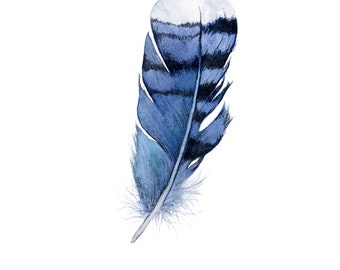 Popular items for watercolor feather on Etsy