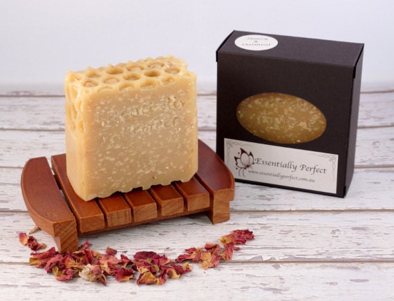 Handmade Soap Honey And Oatmeal By Essentiallyperfect On Etsy