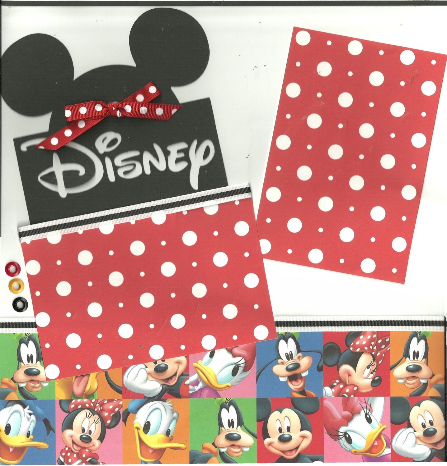 Disney Inspired Disney 2 page Scrapbooking Layout Kit
