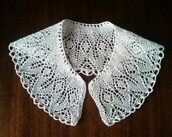 Vintage Accessories white lace collar 1970s Womens by MyWealth