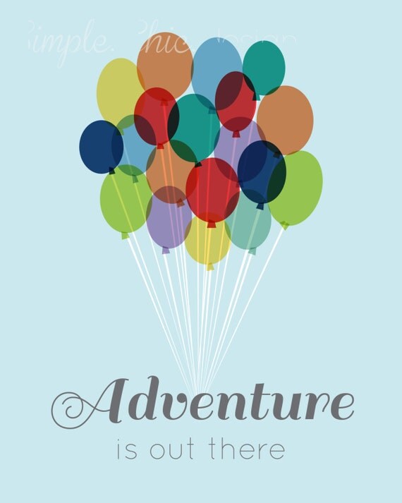 Adventure is out there Printable Wall Art by LittleRainyLane