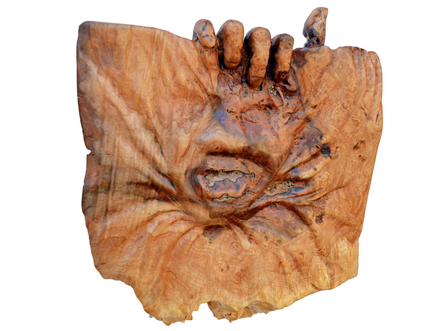 Fine Art Wood Sculpture A Perfect Wood Carving Gift OOAK