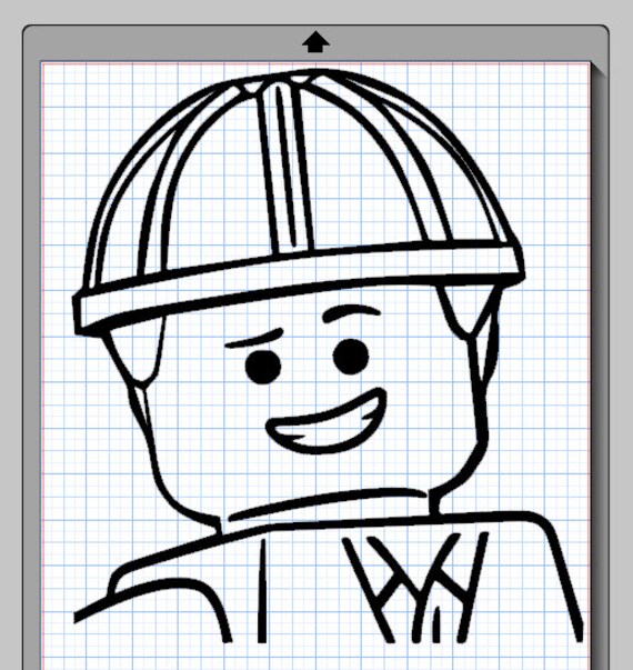 Download Emmet Lego Character Cameo Silhouette File