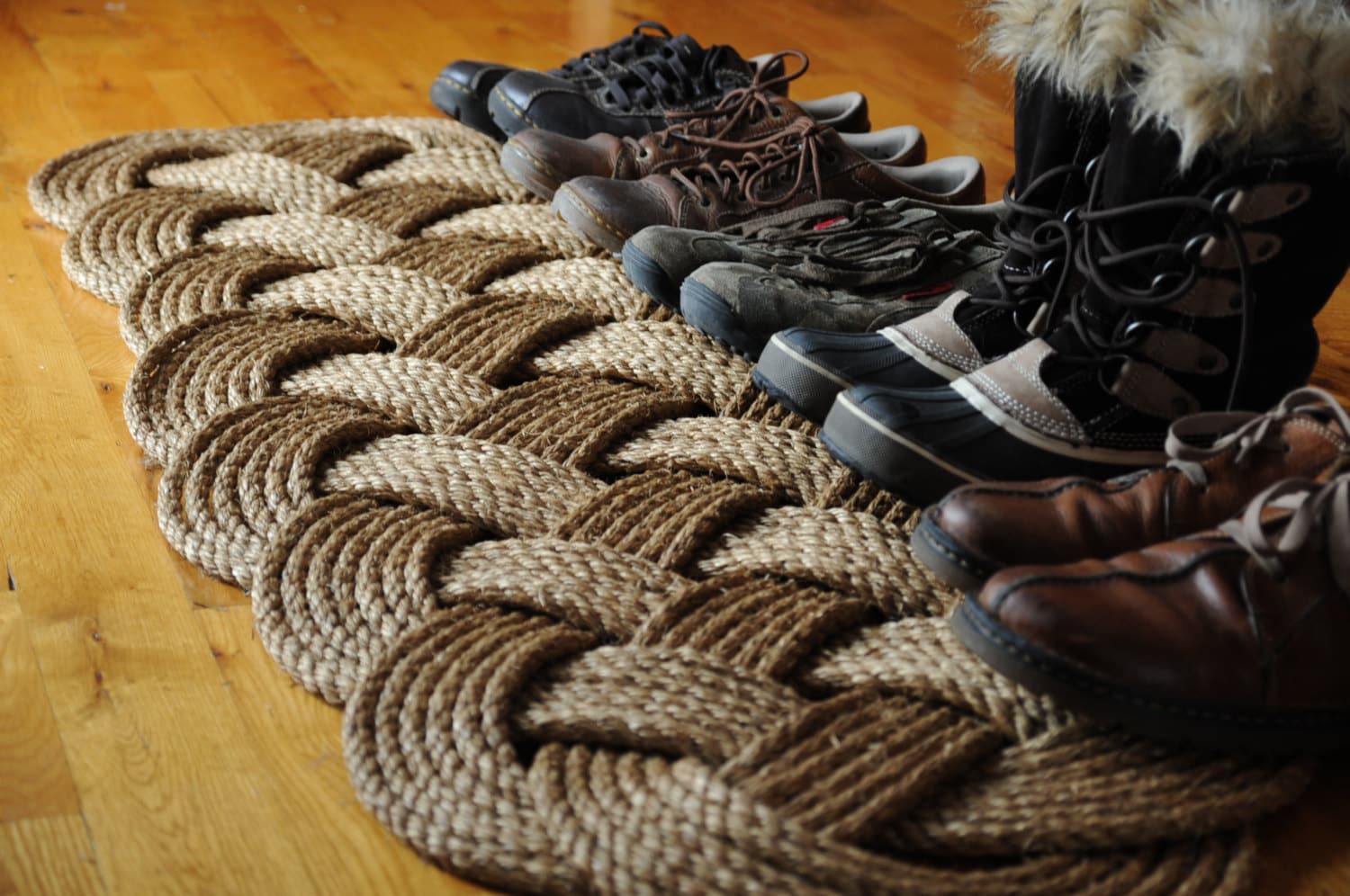 Prolong Rope Rug Nautical Rope Mat Patio Door Rug