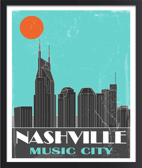 Nashville Skyline Nashville Poster