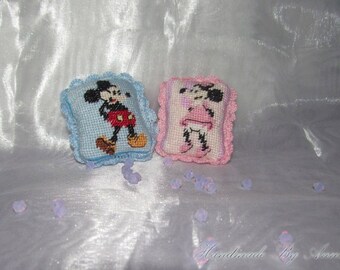 Disney miniature pillow Mickey Mouse Pillow Miniature pillow dollhouse cushion dollhouse decor miniature decoration home decoration