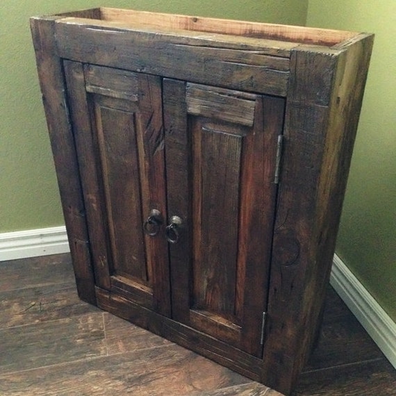 Rustic Bathroom Handmade reclaimed by FoxDenDecor on Etsy