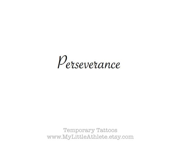 temporary tattoo word perseverance sports quotes wrist temporary tattoo word perseverance sports quotes wrist