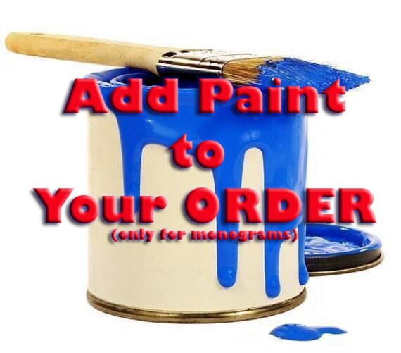 Add paint to the order