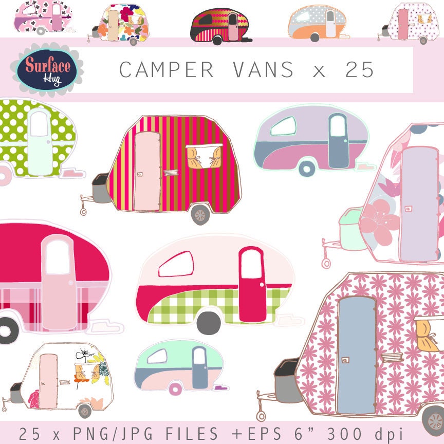 clip art pictures of camper vans - photo #37