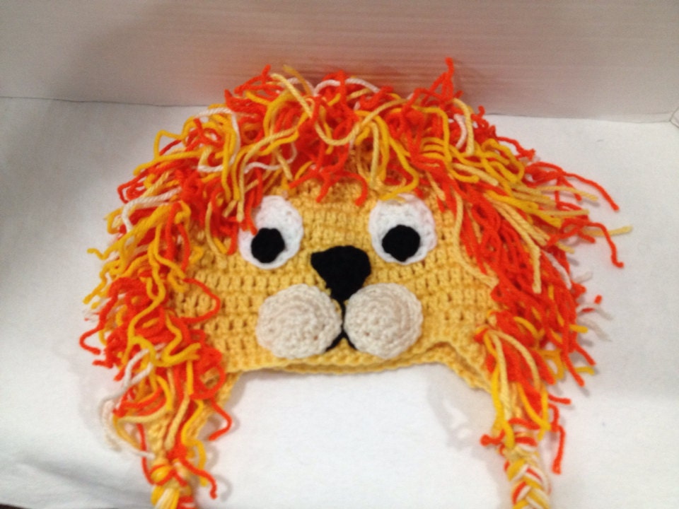 Cute Crochet Lion Hat