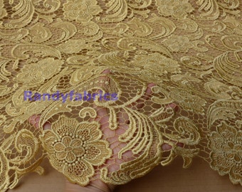 gold bridal fabric