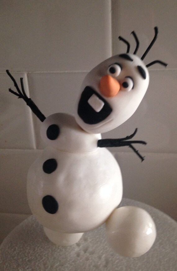 frozen olaf cake topper