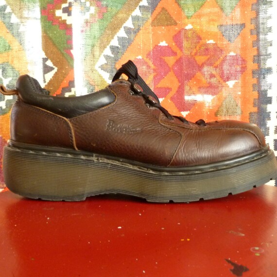 platform doc martens brown