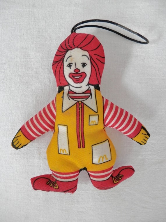 ronald mcdonald plush doll