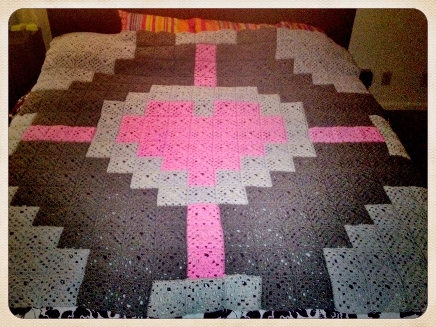 Crochet Companion Cube Blanket