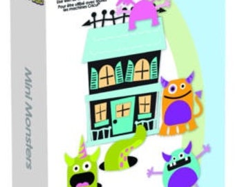 Mini Monsters Cricut - Great for Halloween