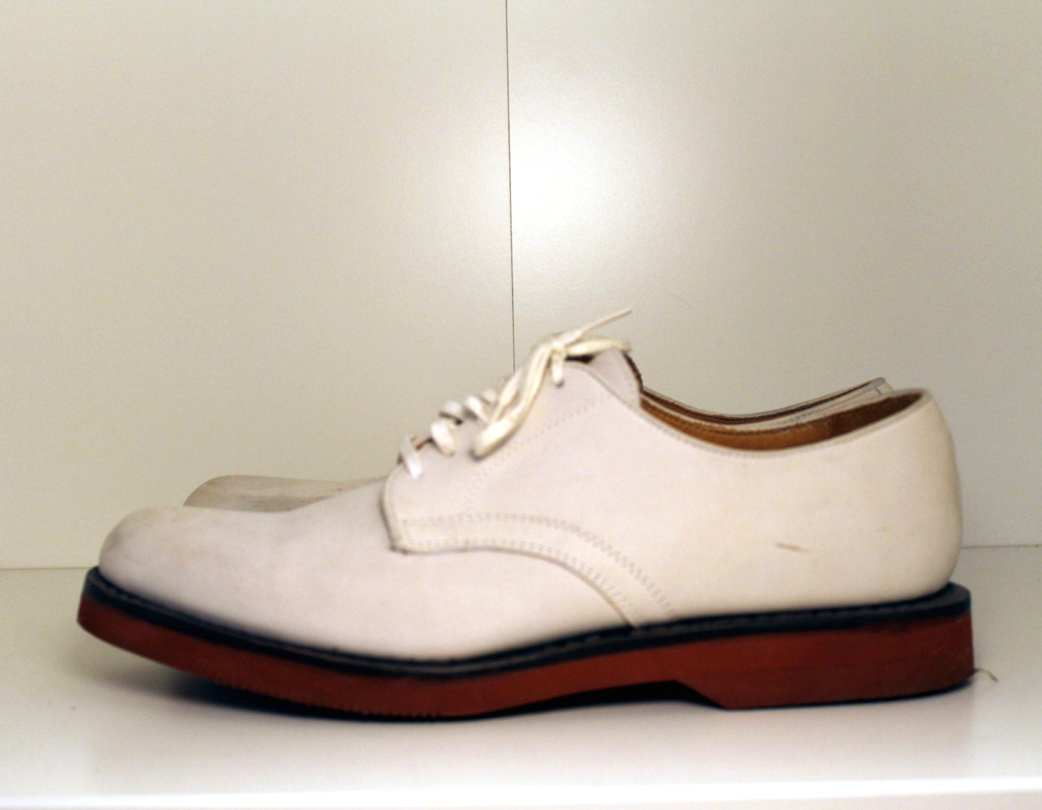oxfords with white soles