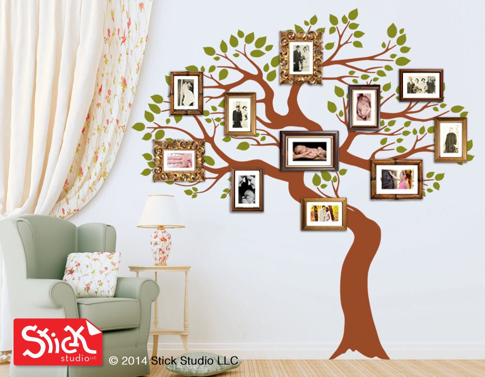 Large family tree decal Family tree wall sticker