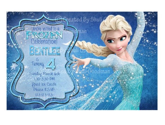 Frozen Invitation Wording 9