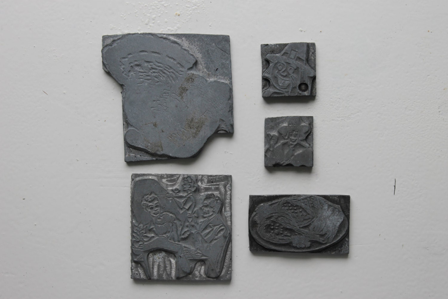 Fall Printing Press Stamps