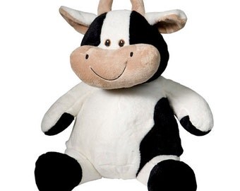 personalized cow stuffed animal