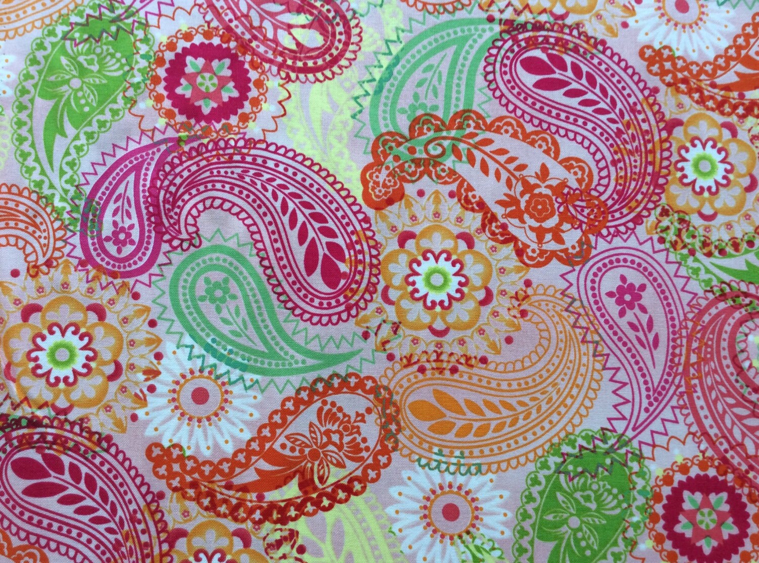 Large Paisley Print Fabric by Henry Glass | cotton fabric by the yard ...