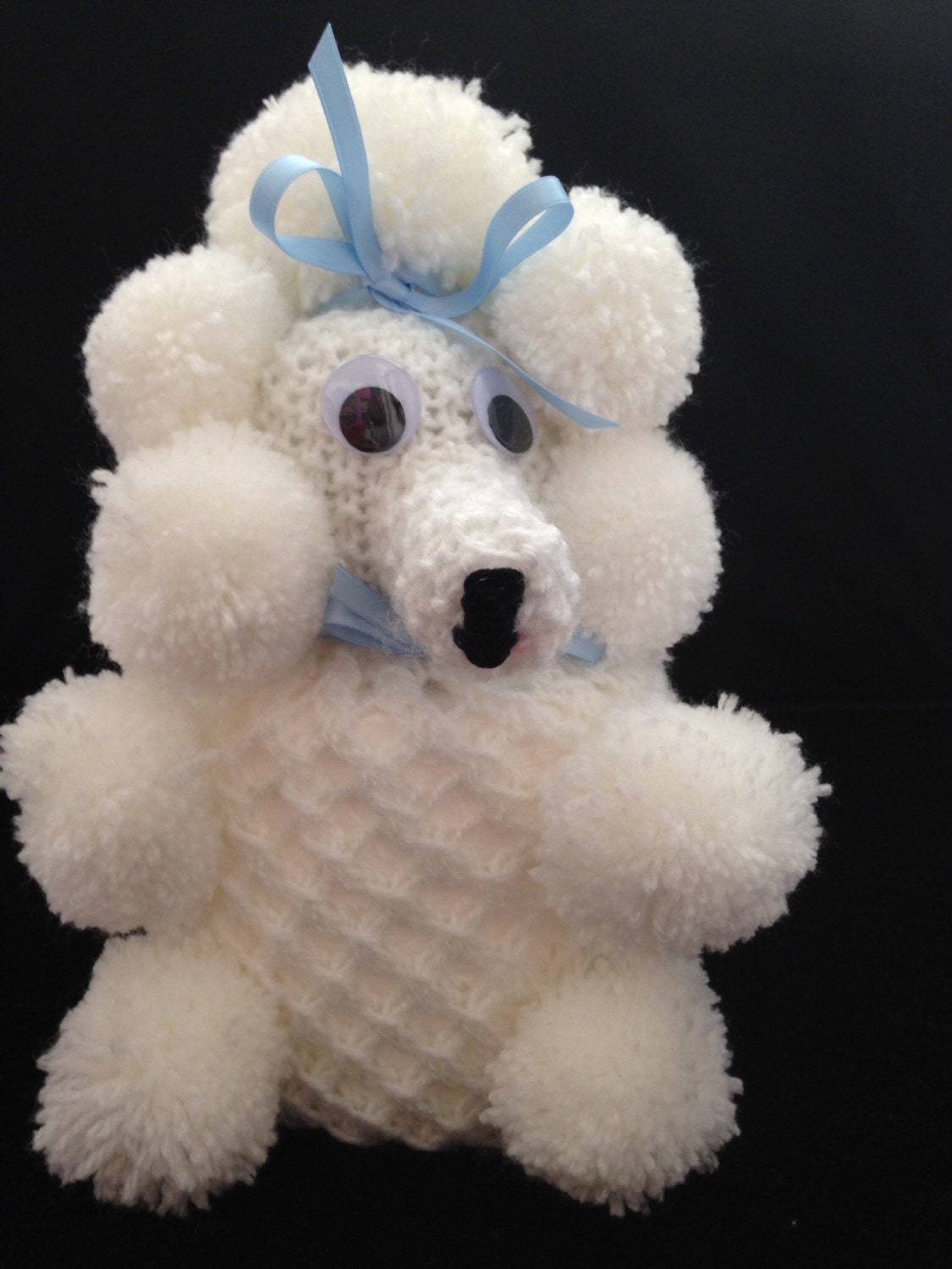 Poodle dog toilet roll cover