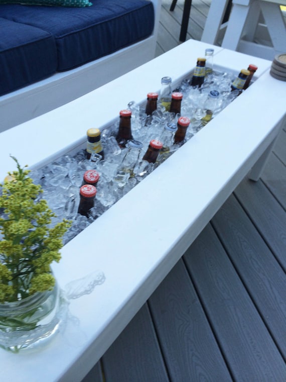 Outdoor Cooler Coffee Table