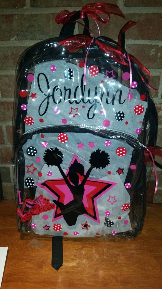 Personalized Clear Backpacks IUCN Water