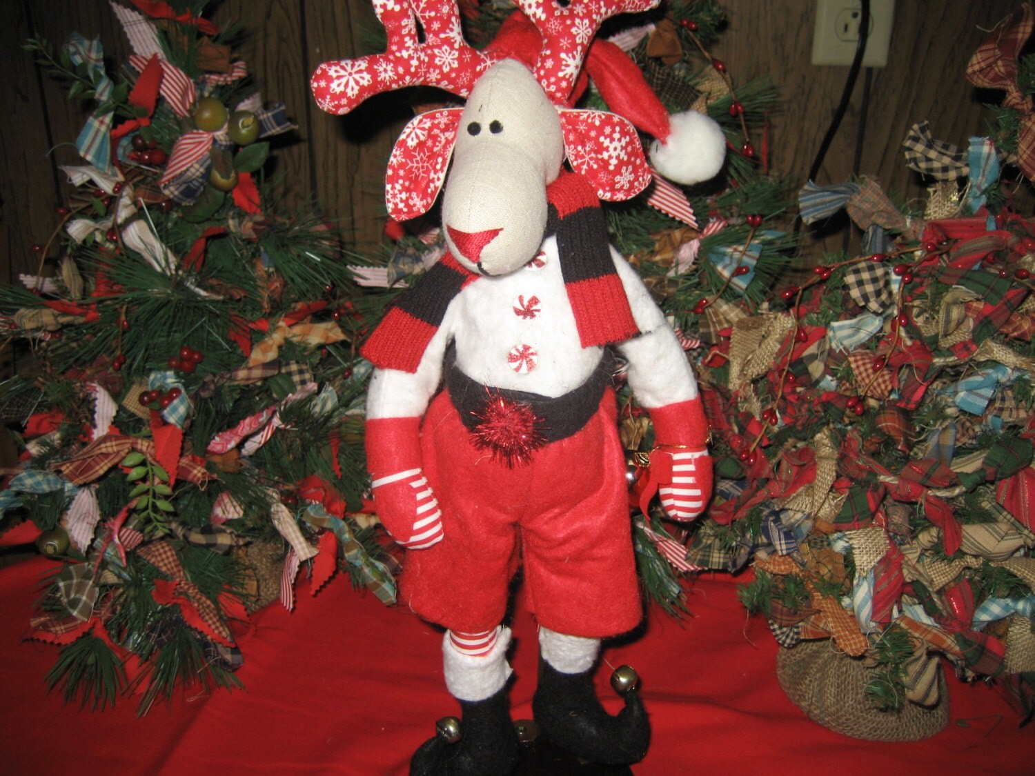 Reindeer 22" Tall. Adorable in Knickers. Christmas Special FREE Shipping in US.