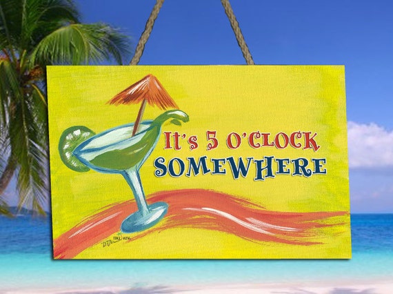 It's 5 O'clock Somewhere Printable