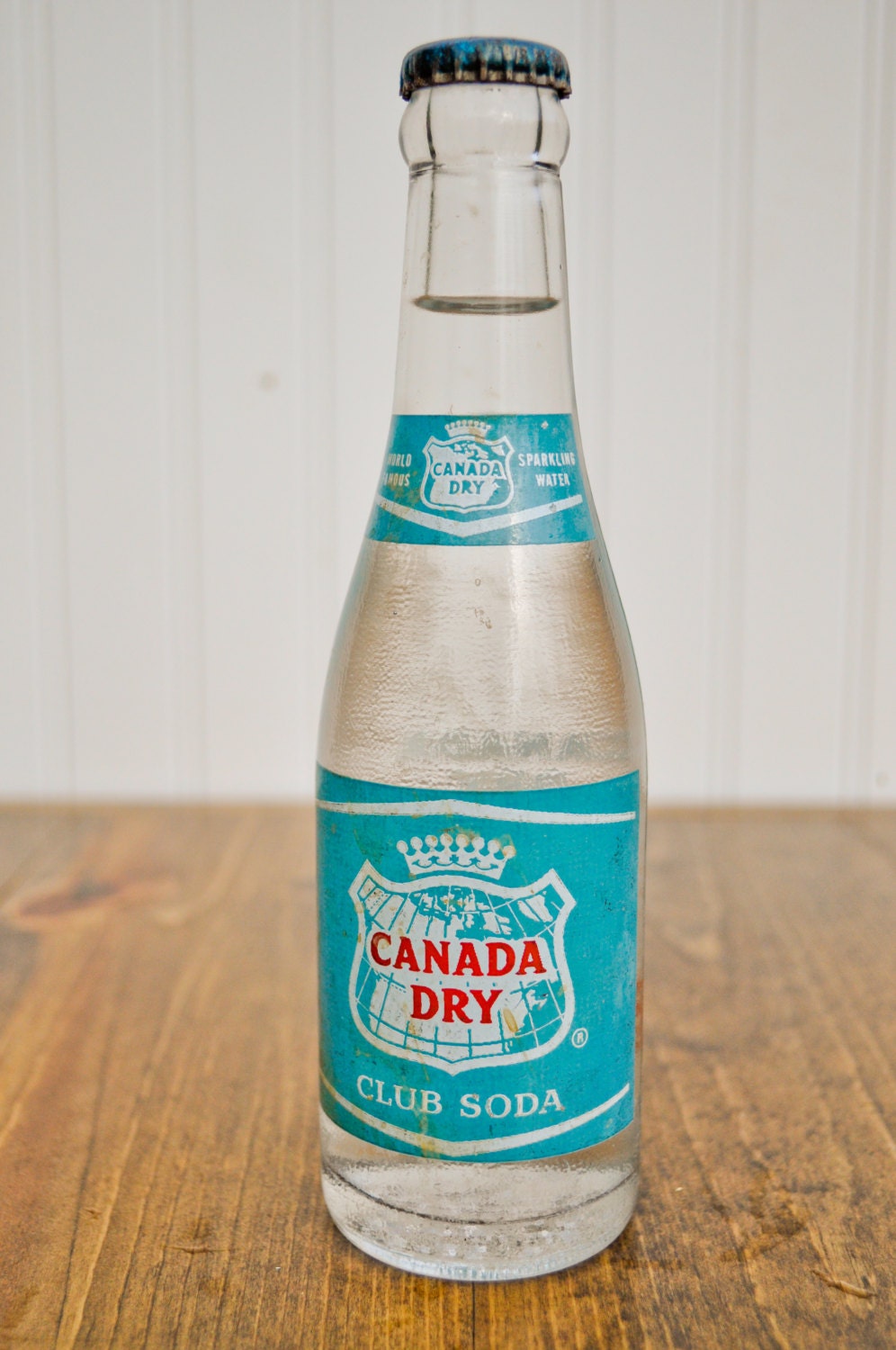 Vintage Canada Dry Club Soda Bottle by TheOakBarnCollection