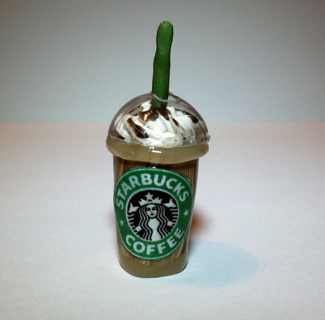 Items similar to Beautiful miniature Starbucks mocha coffee cup! on Etsy