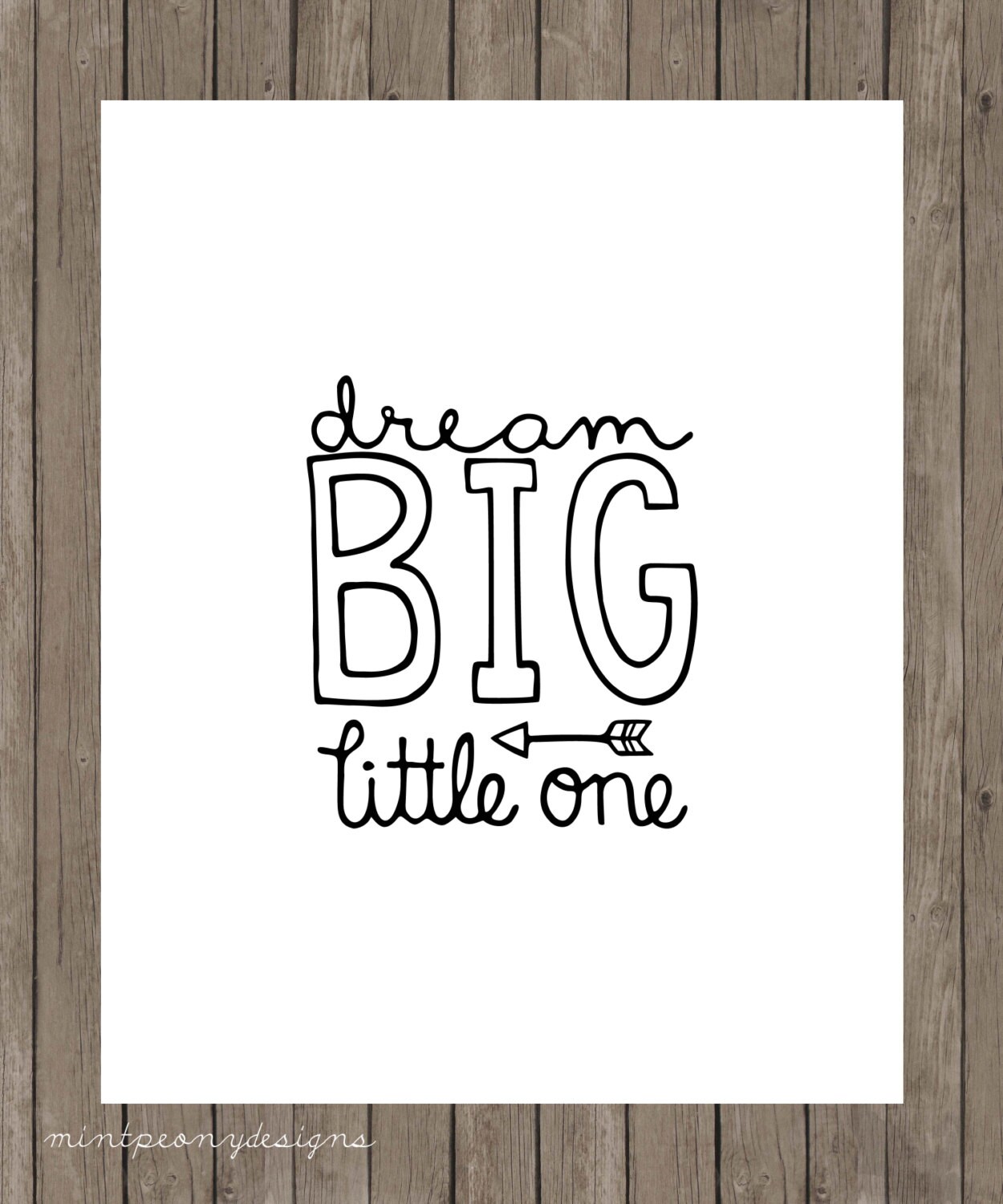 dream-big-little-one-8x10-digital-printable-nursery-print