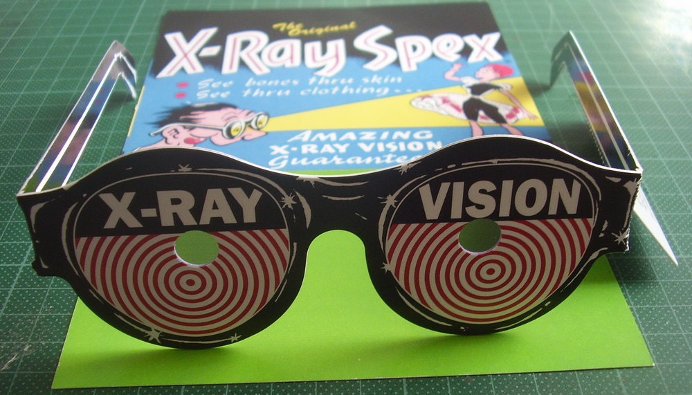 Glasses X Ray Toy by on Etsy