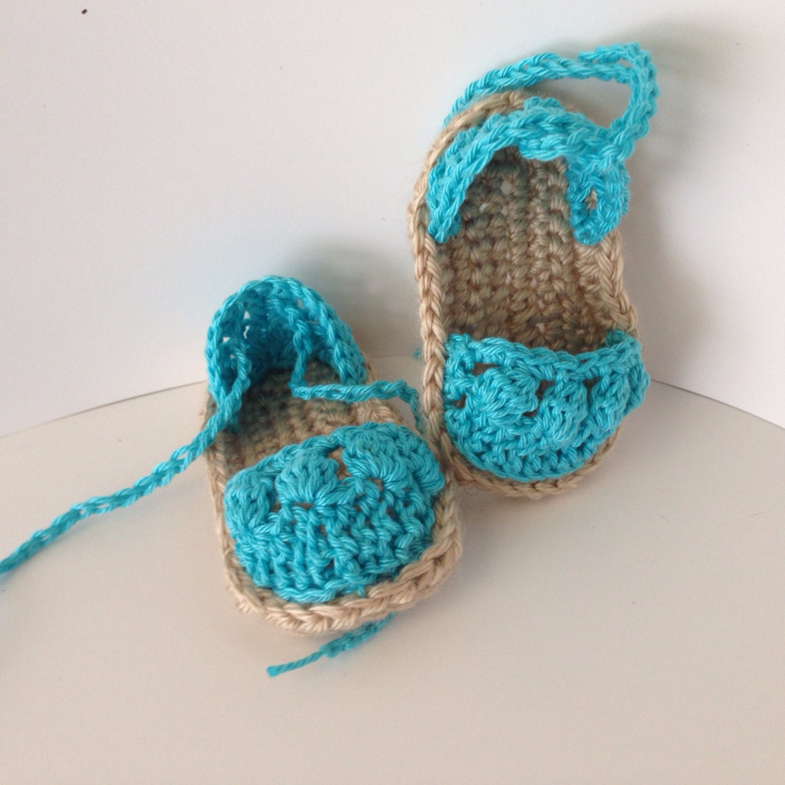 Baby Girl Espadrille Sandals by XtraSweetBoutique on Etsy