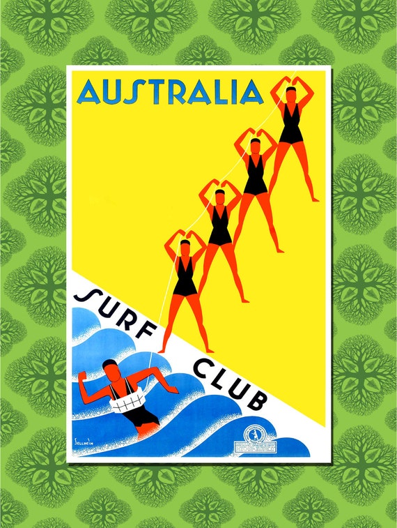travel posters australia