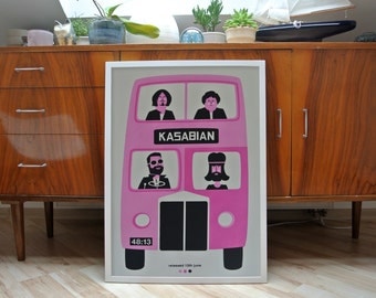Kasabian | A2 screenprint | limited edition of 30