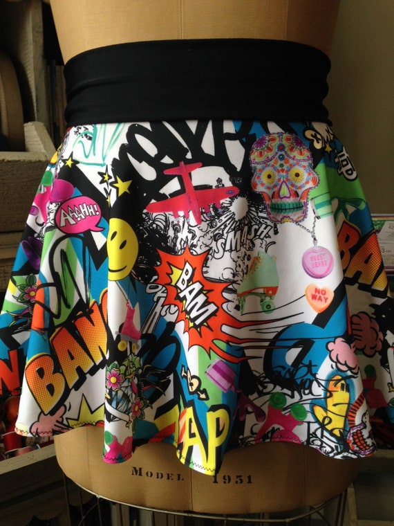 Items similar to KA-POW! Running Costume Skirt! Super fun skirt for ...