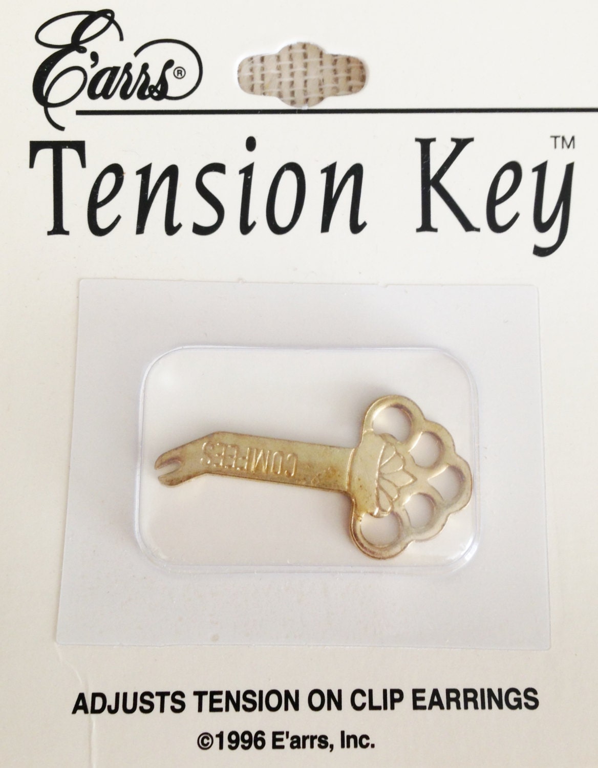 Tension Key adjust clip earrings tighten loosen easy to use How To Tighten Clip On Earrings