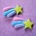 Fairy Kei Shooting Star Hair Clip