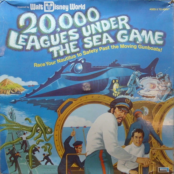 1975 20000 Leagues Under the Sea game by DarwinsGameCloset on Etsy