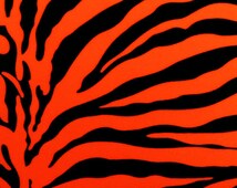 Popular items for orange zebra print on Etsy