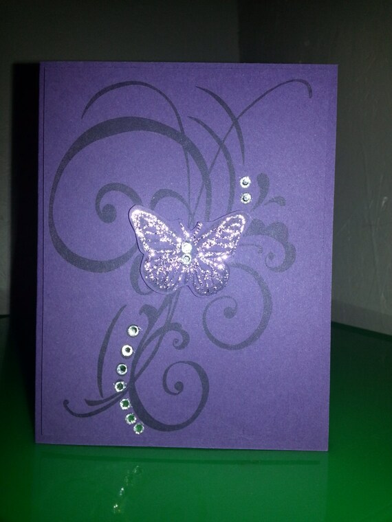 Butterfly Swirl Card