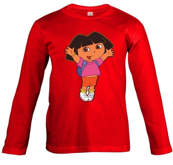 Items similar to Dora the Explorer Long Sleeves Tshirt for children