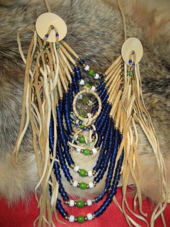 Native American Crow Loop Necklace Reproduction