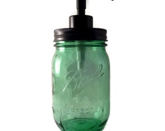 Mason Jar Soap Dispenser Oil Rubbed Bronze
