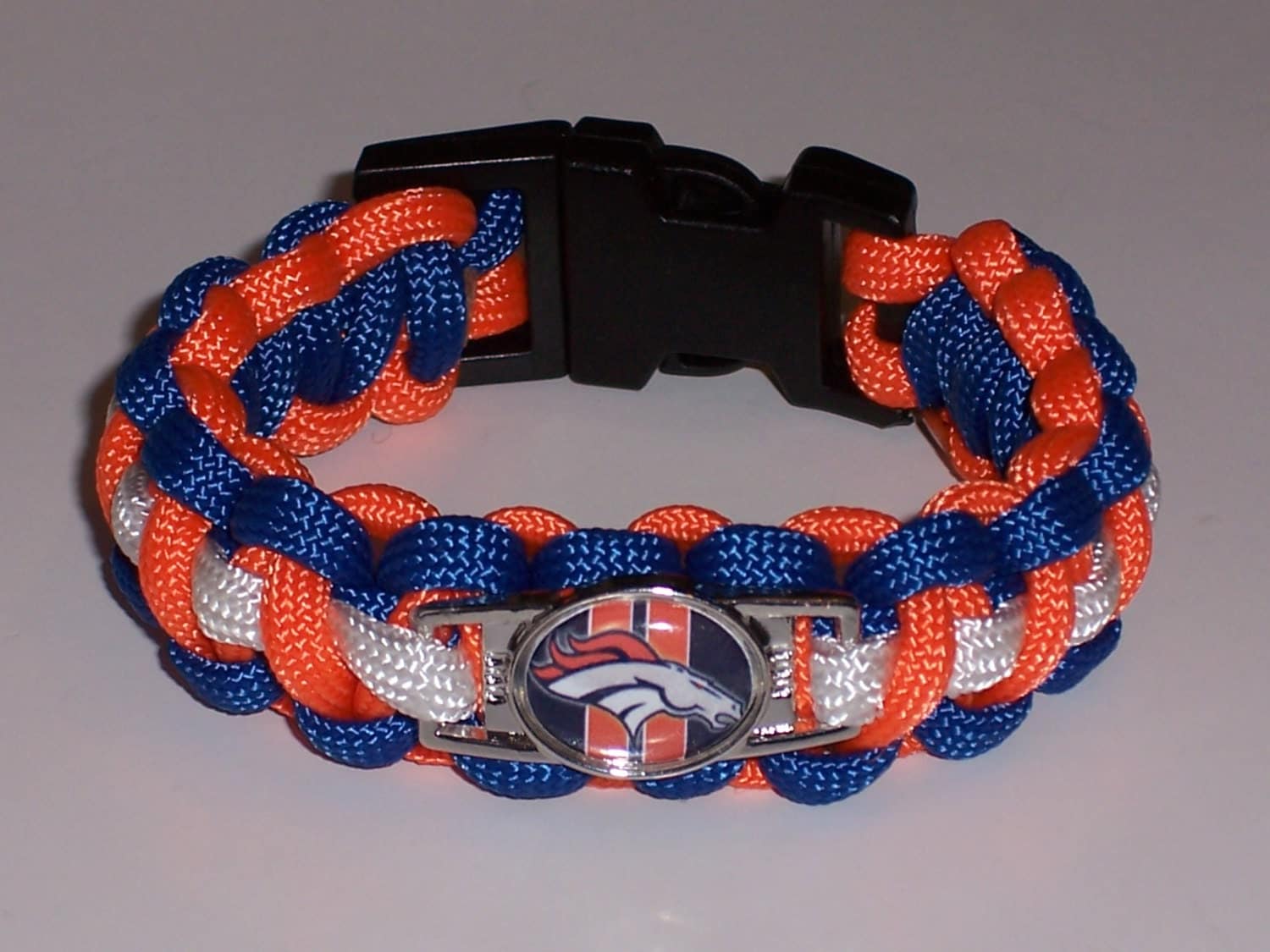 Denver Broncos Paracord Bracelet Custom Made