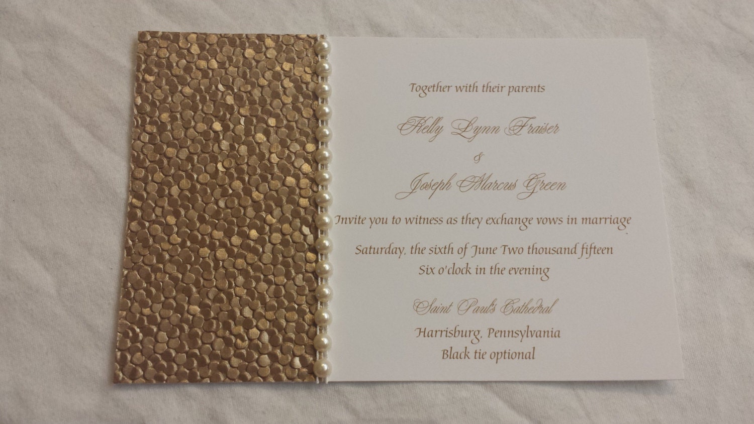Kelly Paper Wedding Invitations 4